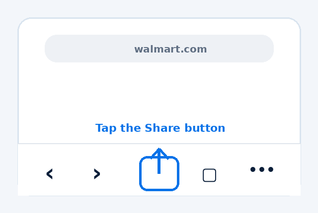 Safari Share button